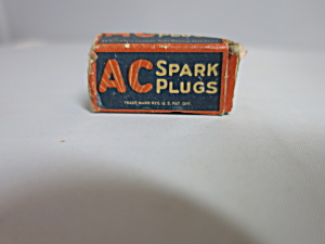Vintage Ac Spark Plugs Box And Instructions No Spark Plug