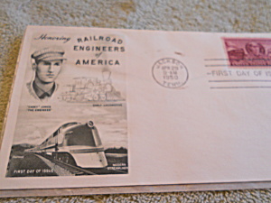Railroad Engineers Of America Stamp 1950