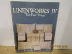 Homespun Cross Stitch Book Linenworks Iv #90