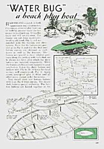 1938 Build Neat Beach Playboat Mag. Article